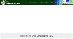 Desktop Screenshot of opallandscaping.com